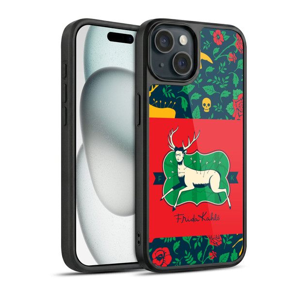 Frida Kahlo Icons Deer Gel Armour Case For Apple iPhone 15