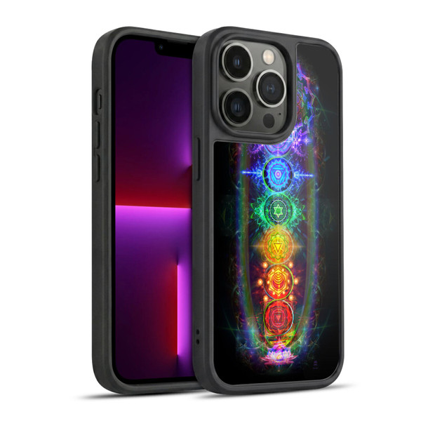 Jumbie Art Visionary Chakras Gel Armour Case For Apple iPhone 13 Pro