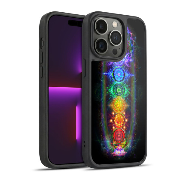 Jumbie Art Visionary Chakras Gel Armour Case For Apple iPhone 14 Pro
