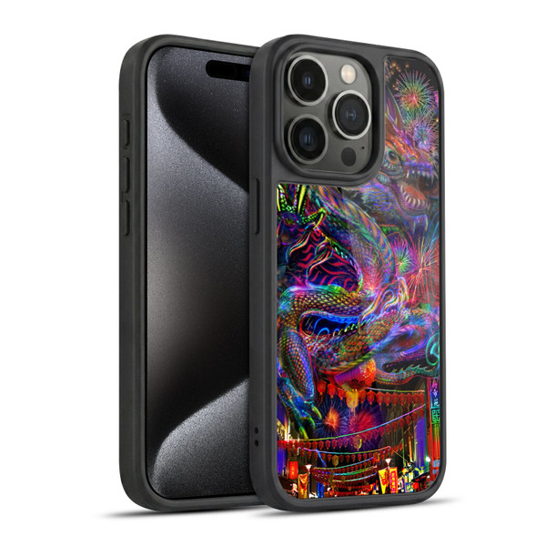 Jumbie Art Visionary Dragon Gel Armour Case For Apple iPhone 15 Pro