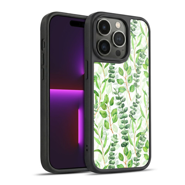 Katerina Kirilova Fruits & Foliage Patterns Eucalyptus Mix Gel Armour Case For Apple iPhone 14 Pro