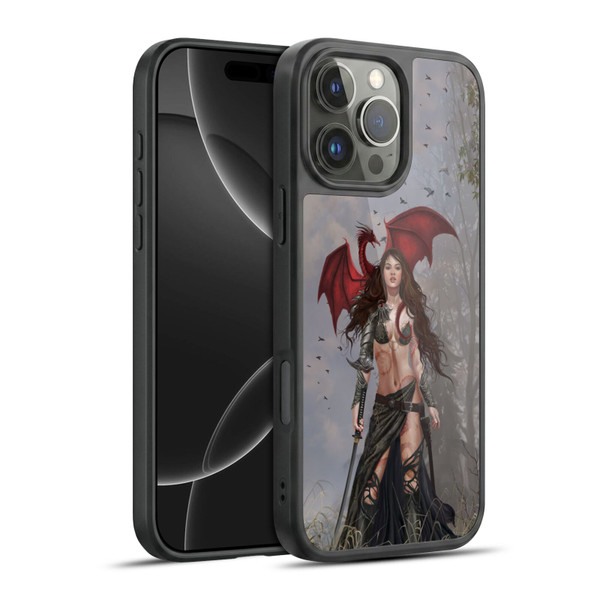 Nene Thomas Gothic Dragon Witch Warrior Sword Gel Armour Case For Apple iPhone 16 Pro Max