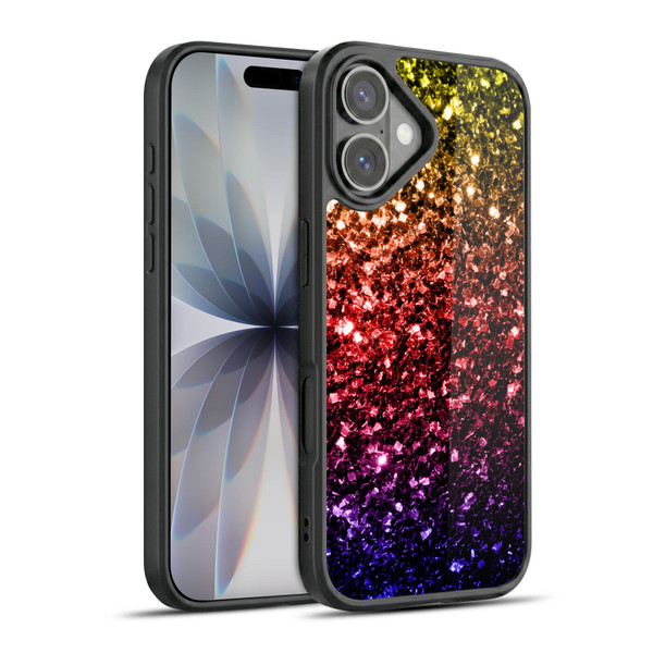 PLdesign Glitter Sparkles Rainbow Gel Armour Case For Apple iPhone 17