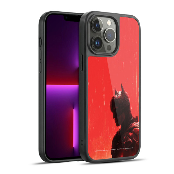 The Batman Neo-Noir Graphics Rain Gel Armour Case For Apple iPhone 13 Pro Max