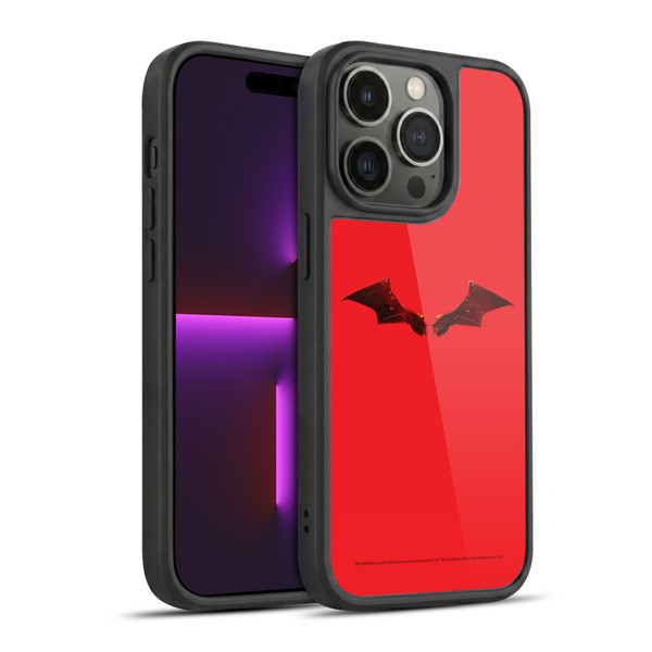 The Batman Neo-Noir Graphics Logo Gel Armour Case For Apple iPhone 14 Pro