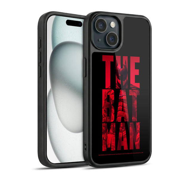The Batman Neo-Noir Graphics Typography Gel Armour Case For Apple iPhone 15