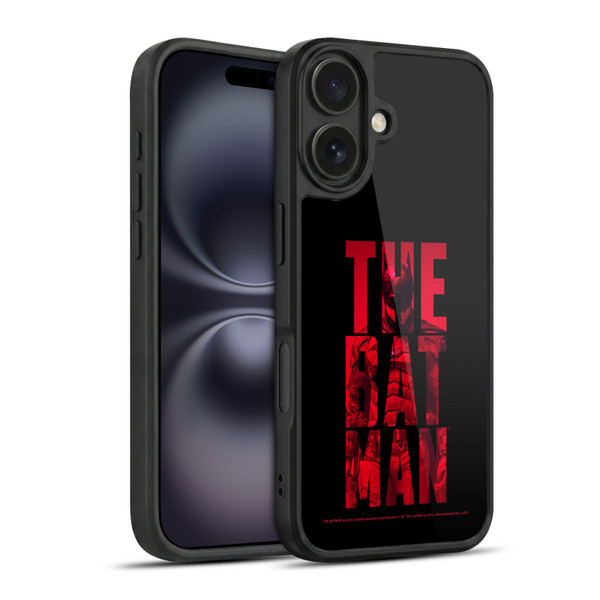 The Batman Neo-Noir Graphics Typography Gel Armour Case For Apple iPhone 16
