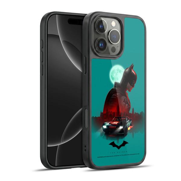 The Batman Neo-Noir Graphics Gotham Batmobile Gel Armour Case For Apple iPhone 16 Pro Max