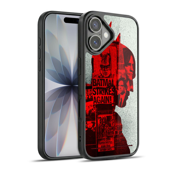 The Batman Neo-Noir Graphics Collage Gel Armour Case For Apple iPhone 17