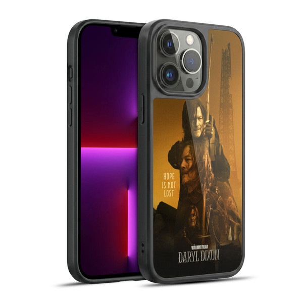 The Walking Dead: Daryl Dixon Key Art Double Exposure Gel Armour Case For Apple iPhone 13 Pro Max