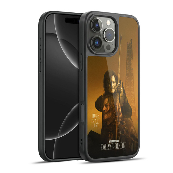 The Walking Dead: Daryl Dixon Key Art Double Exposure Gel Armour Case For Apple iPhone 16 Pro Max