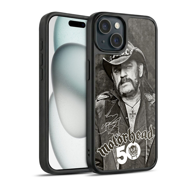 Motorhead 50th Anniversary Lemmy Gel Armour Case For Apple iPhone 15
