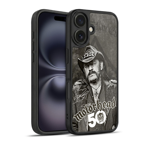 Motorhead 50th Anniversary Lemmy Gel Armour Case For Apple iPhone 16
