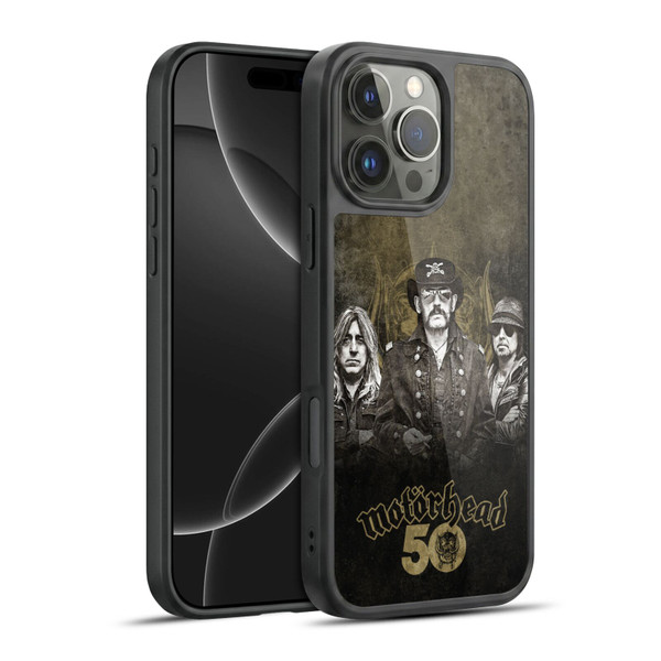 Motorhead 50th Anniversary Group Gel Armour Case For Apple iPhone 16 Pro Max