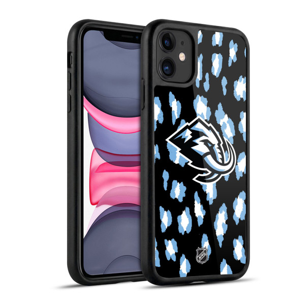 NHL Utah Mammoth Leopard Pattern Gel Armour Case For Apple iPhone 11