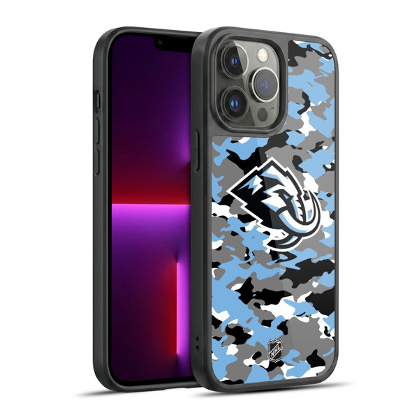 NHL Utah Mammoth Camouflage Gel Armour Case For Apple iPhone 13 Pro Max