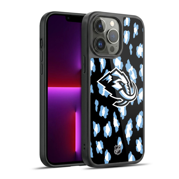NHL Utah Mammoth Leopard Pattern Gel Armour Case For Apple iPhone 13 Pro Max