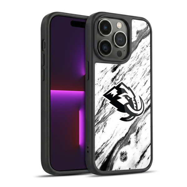 NHL Utah Mammoth Marble Gel Armour Case For Apple iPhone 14 Pro