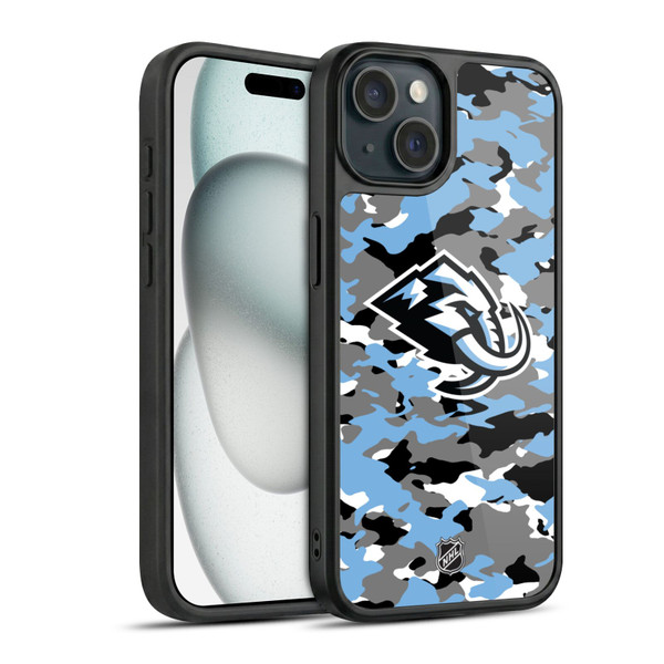 NHL Utah Mammoth Camouflage Gel Armour Case For Apple iPhone 15