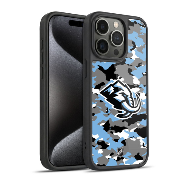 NHL Utah Mammoth Camouflage Gel Armour Case For Apple iPhone 15 Pro