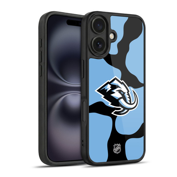 NHL Utah Mammoth Cow Pattern Gel Armour Case For Apple iPhone 16