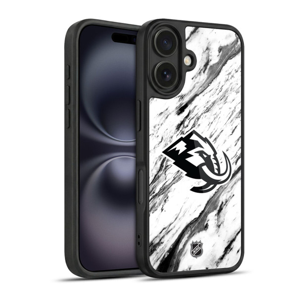 NHL Utah Mammoth Marble Gel Armour Case For Apple iPhone 16