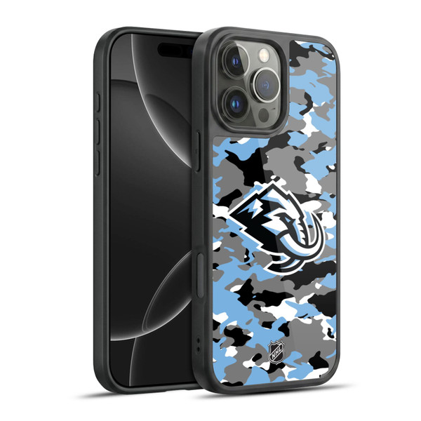 NHL Utah Mammoth Camouflage Gel Armour Case For Apple iPhone 16 Pro Max