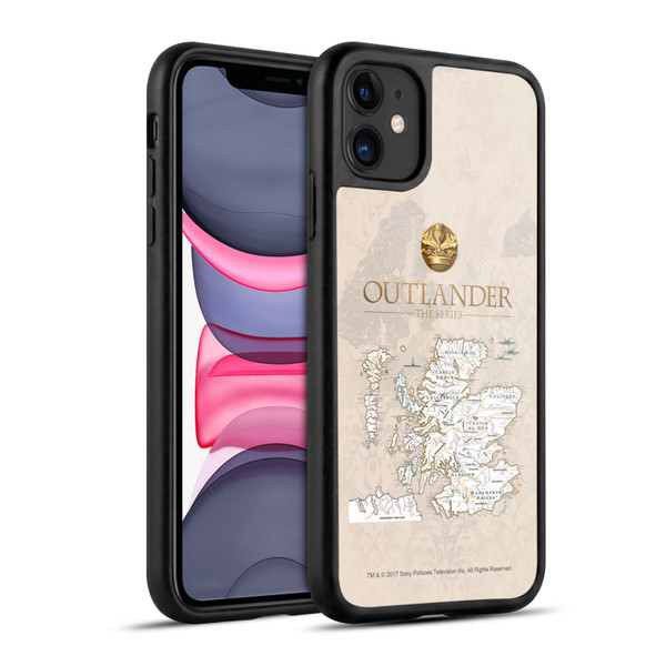 Outlander Seals And Icons Map Gel Armour Case For Apple iPhone 11