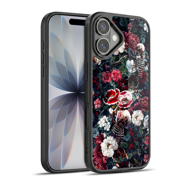 Riza Peker Skulls 9 Skeletal Bloom Gel Armour Case For Apple iPhone 17