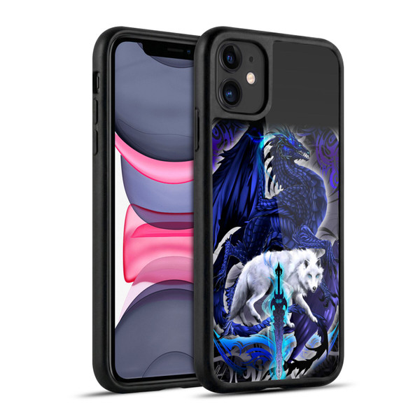 Ruth Thompson Dragons with Swords Alpha Blade & Fantasy Wolf Gel Armour Case For Apple iPhone 11