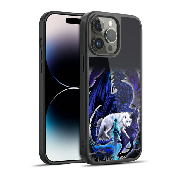 Ruth Thompson Dragons with Swords Alpha Blade & Fantasy Wolf Gel Armour Case For Apple iPhone 14 Pro Max