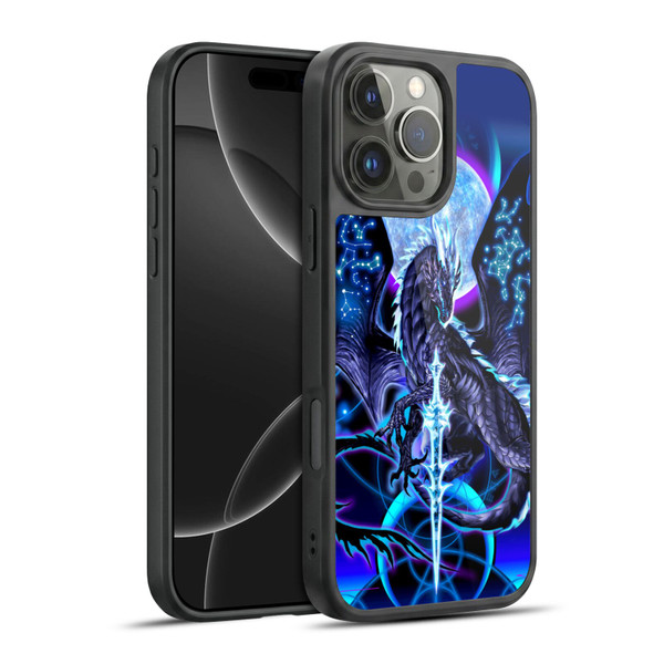 Ruth Thompson Dragons with Swords Night Blade & Constellations Gel Armour Case For Apple iPhone 16 Pro Max