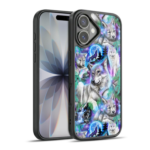 Sheena Pike Animals Daydream Galaxy Wolves Gel Armour Case For Apple iPhone 17