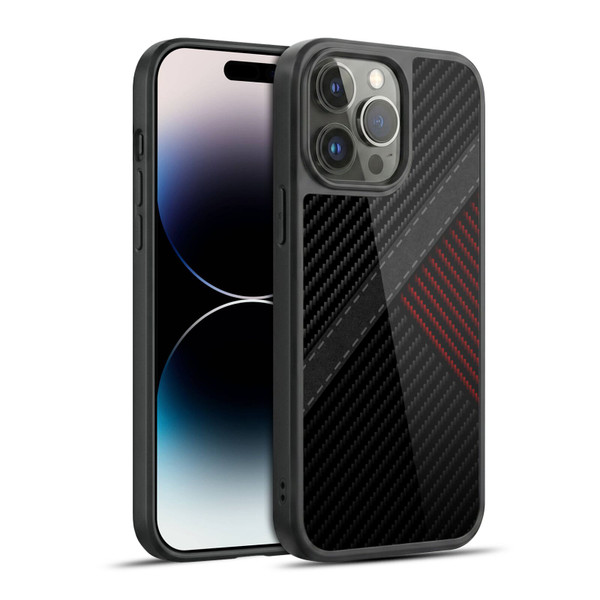Alyn Spiller Carbon Fiber Stitch Gel Armour Case For Apple iPhone 14 Pro Max