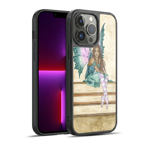 Amy Brown Lovely Fairies Green Pixie Gel Armour Case For Apple iPhone 13 Pro Max