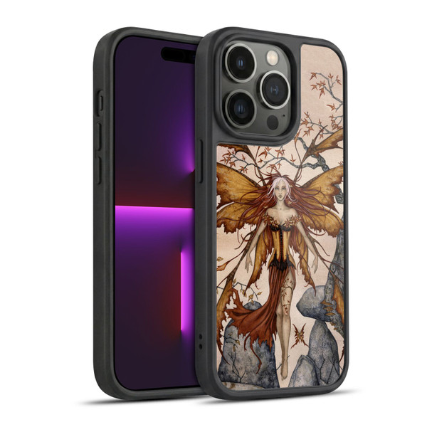 Amy Brown Pixies Autumn Gel Armour Case For Apple iPhone 14 Pro