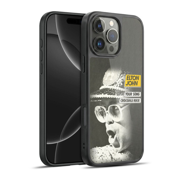 Elton John Artwork Your Song Single Gel Armour Case For Apple iPhone 16 Pro Max