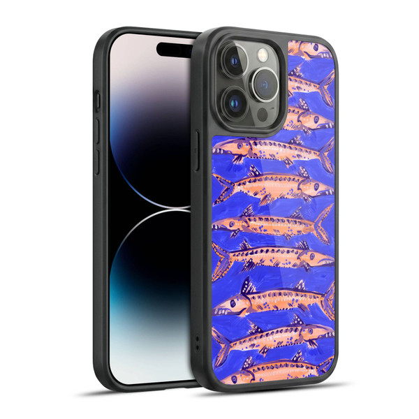 Cat Coquillette Sea Barracuda Blue Gel Armour Case For Apple iPhone 14 Pro Max