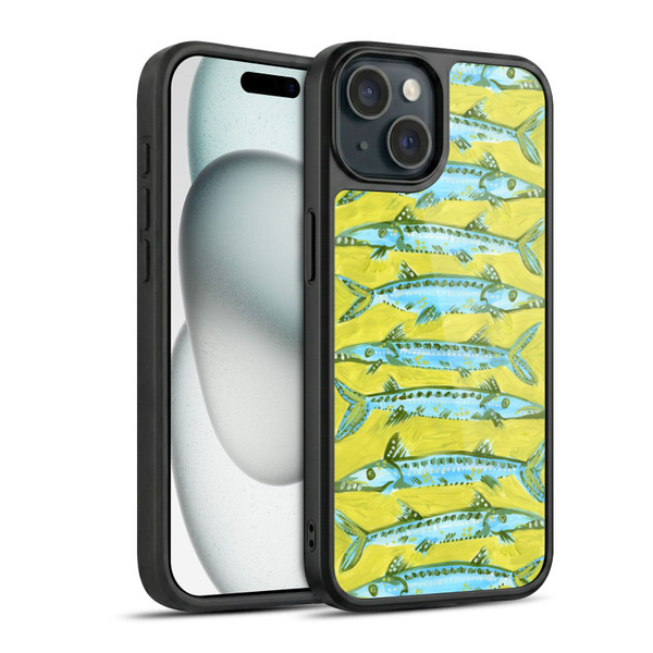 Cat Coquillette Sea Barracuda Yellow Gel Armour Case For Apple iPhone 15