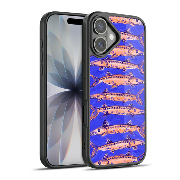 Cat Coquillette Sea Barracuda Blue Gel Armour Case For Apple iPhone 17