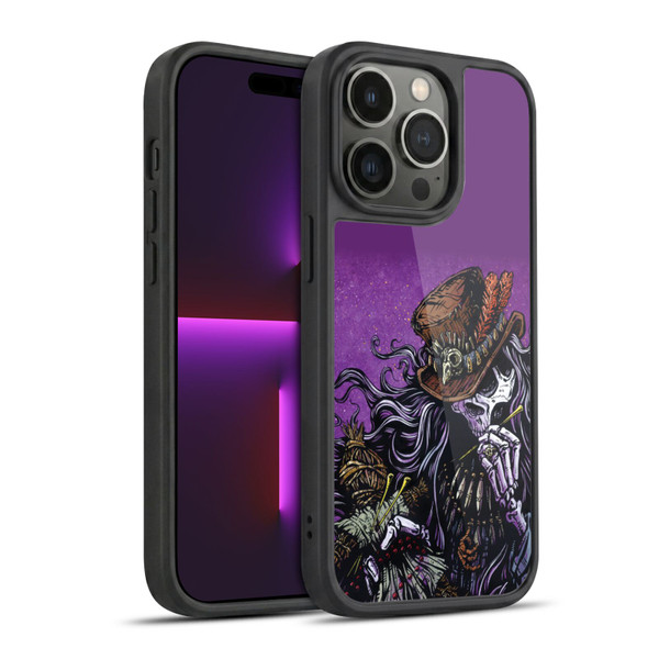 David Lozeau Colourful Grunge Voodoo Priest Gel Armour Case For Apple iPhone 14 Pro
