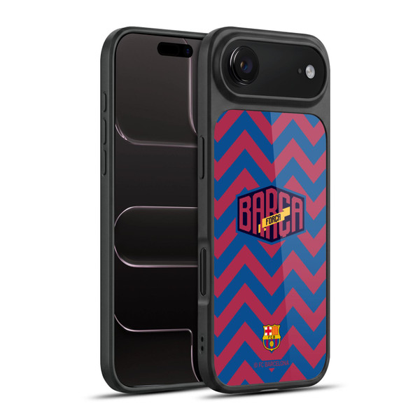 FC Barcelona Forca Barca Zigzag Gel Armour Case For Apple iPhone 17 Air