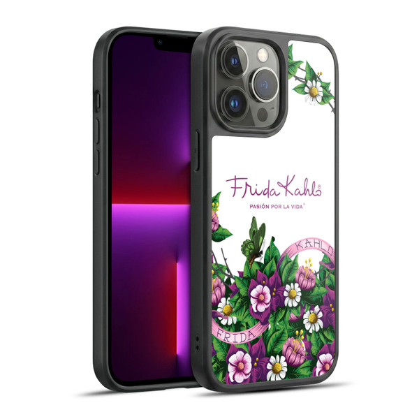 Frida Kahlo Purple Florals Bunch Gel Armour Case For Apple iPhone 13 Pro Max