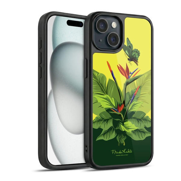 Frida Kahlo Tropical Birds on Branches Gel Armour Case For Apple iPhone 15