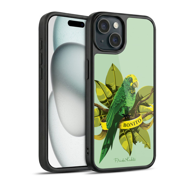 Frida Kahlo Tropical Bird Gel Armour Case For Apple iPhone 15