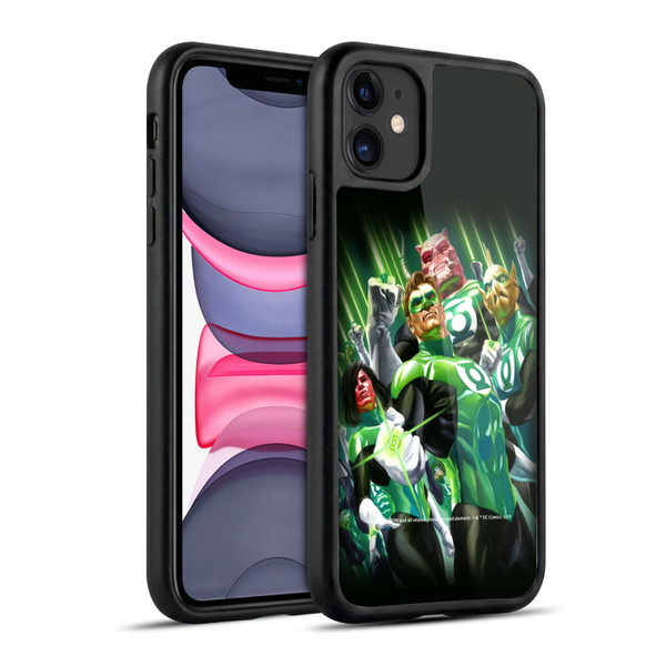 Green Lantern DC Comics Comic Book Covers Group Gel Armour Case For Apple iPhone 11