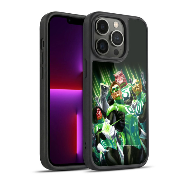 Green Lantern DC Comics Comic Book Covers Group Gel Armour Case For Apple iPhone 13 Pro