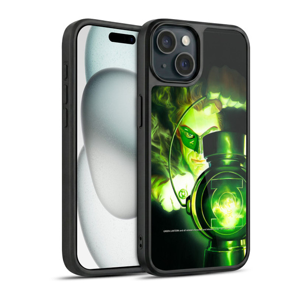Green Lantern DC Comics Comic Book Covers Portrait Gel Armour Case For Apple iPhone 15