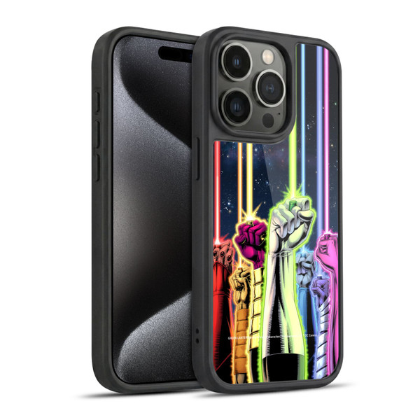 Green Lantern DC Comics Comic Book Covers Power Rings Gel Armour Case For Apple iPhone 15 Pro