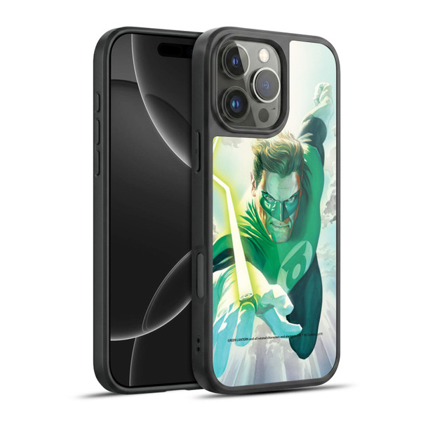 Green Lantern DC Comics Comic Book Covers Flight Gel Armour Case For Apple iPhone 16 Pro Max